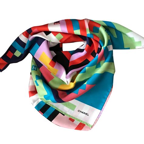 chanel silk scarves